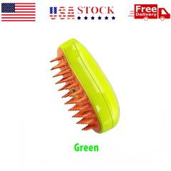 Rechargeable Shedding Hair Spray Steam Brush Easy Pet Grooming Brush for Cat Dog