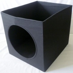 Ikea Lurvig Cat Dog House Black Compatible with Kallax Shelf Unit