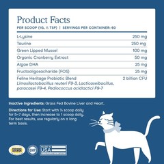 Wellness Blend – Cat Health Supplement with Feline-Specific Probiotics, Tauri…
