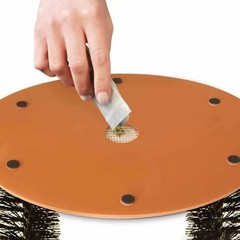Cat Toy Arch Self Groomer – Feline Massage Brush with Scratching Pad Interactive
