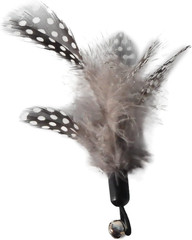 Cat Feather Toys with Wand Natural Feather Refills No Chemical Dyeing Indoor Cat