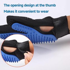NVNAN Pet Hair Removal Glove for Dogs & Cats, 2-in-1 Deshedding Brush & Massage