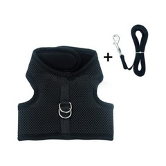 Cat Dog Pet Harness with Leash Adjustable Control Soft Mesh Reflective S M L XL