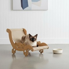 Cat Scratcher Lounger Ergonomic Design Pet Supplies Abrade Resistant for