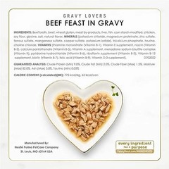 Delicious Purina Gravy Lovers Poultry & Beef Wet Cat Food – 3 oz. Cans, 30 Count