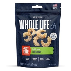 Whole Life Cat Just One Shrimp Freeze Dried Treats 0.7 Ounce (Pack of 1)