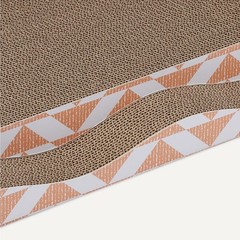 Cat Scratching Post, Cat Scratch Pad for Indoor Cats with Catnip, Single Layer