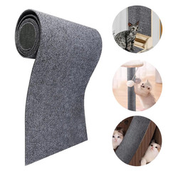 Trimmable Cat Scratching Mat Self Adhesive Furniture Protector Carpet Pad Sofa