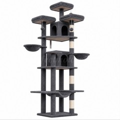 80 Inch Cat Scratch Tower and Heavy Duty Cat Tree for Large Cats