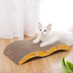 Cat Scratcher Cardboard Scratch Board Corrugated Pad Claw Sharpening Toy Bed Sof