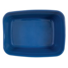 Open Top Plastic Cat Litter Box Cat Litter Pan Large Cats Giant