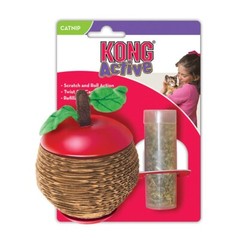 KONG Active Scratch Apple catnip cat toy