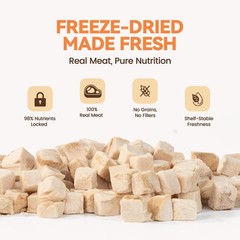 Freeze Dried Chicken Cat Treats, Single Ingredient Chicken Breast Cat Snacks,…