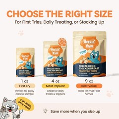 Freeze Dried Chicken Cat Treats, Single Ingredient Chicken Breast Cat Snacks,…