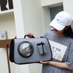 Premium Quality Cat Carrier Bag Breathable Comfortable Stylish Solid Color ET