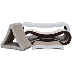 PetFusion Cat Scratching FLIP PAD – 2 Designs in one. [Superior Cardboard & C…