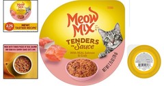 All Life Stages Wet Cat Food – Salmon & Crab Tenders in 2.75oz Cups, 12 Pack