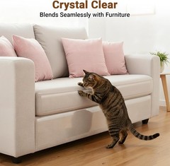 Anti Cat Scratch Furniture Protector – 118inx12in Clear Couch Guards for Cats