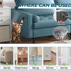 Thicken Cat Scratch Furniture Protector, Extended Size 165″x15″