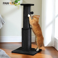 PAWZ Road 32″ Large Ultimate Cat Scratching Post with Woven Sisal Base Ball Toys