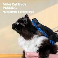 NVNAN Pet Hair Removal Glove for Dogs & Cats, 2-in-1 Deshedding Brush & Massage