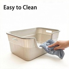 Low Entry Cat Litter Box for Senior Cats High Sides Litter Box | Large Open Top