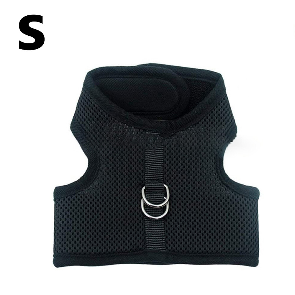 Cat Dog Pet Harness with Leash Adjustable Control Soft Mesh Reflective S M L XL