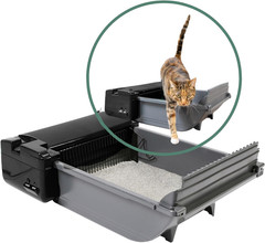 Pet Zone Semi – Self Cleaning Semi Automatic Cat Litter Box – Smart Scoop Cat Li