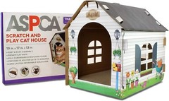 Cat House with Scratcher & Catnip Included