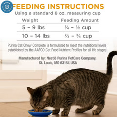 Purina Cat Chow Dry Cat Food Naturals Indoor Complete Multiple Sizes Packs