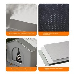 Waterproof Outdoor Pet House Cat Dog Shelter Warm Foldable Bed Puppy Kennel