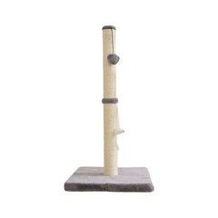 Scratching Post, 31.5″H Sisal Vertical Scratcher Post with Toys for Indoor