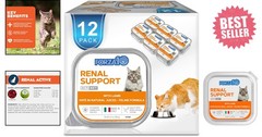 Kidney Care Cat Food – Renal Support Wet Lamb, 3.5 oz, 32 Pack, Vet Formulated