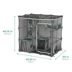 Outdoor Catio Furniture and Play Kits for Cats, Outdoor Mega Kit