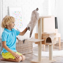 PETUOL 4 PCS M8 Cat Scratching Post Replacement, 15.7 x 3.1 40cm, M8+White01