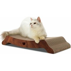Large Cat Scratching Post Ergonomic Cardboard Design Indoor Outdoor Use