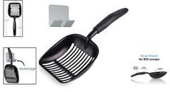 Ergonomic Cat Litter Scooper – Non-Stick, Aluminum Design, 1.75 x 13.25 Inches
