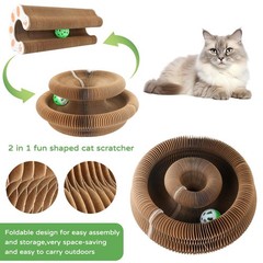 1 Pack Kitty Kurlz Interactive Cat Toys for Indoor Cats, Kitty Curls Organ Ca…