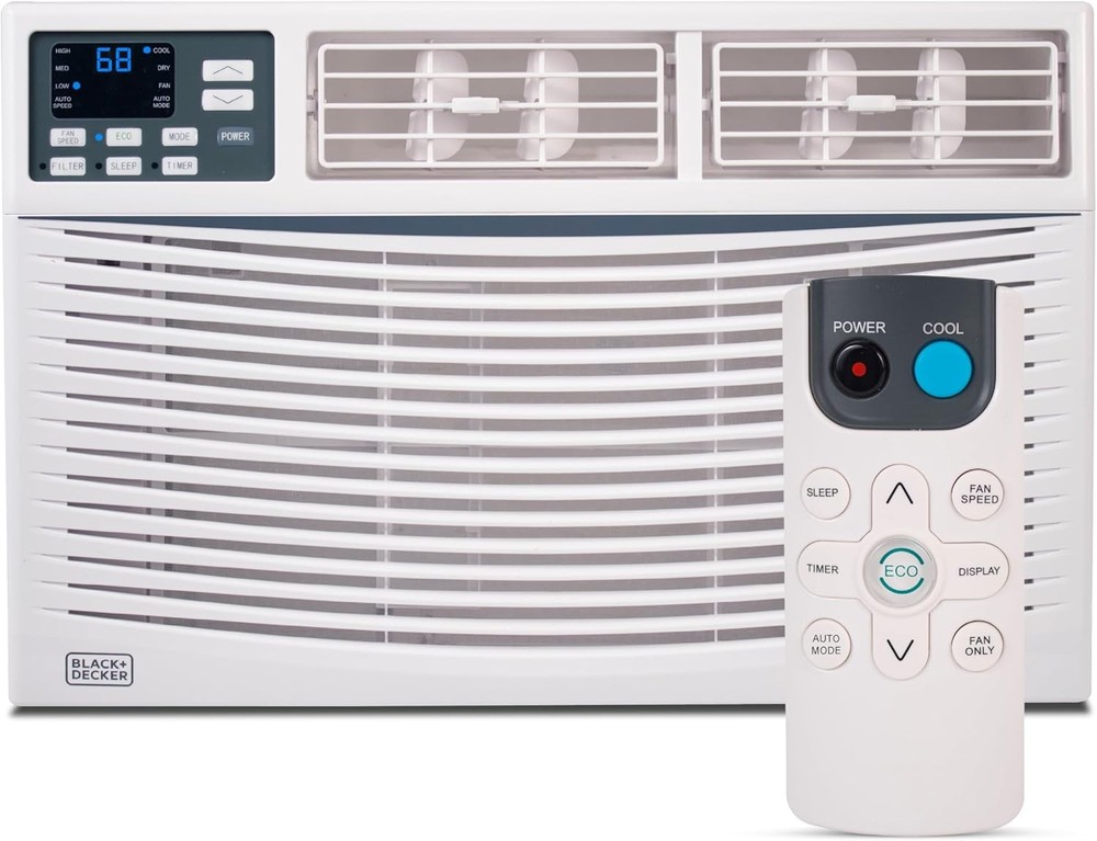 BLACK+DECKER Window Air Conditioner 12,000 BTU, AC Window Unit Cools Up to 550 S