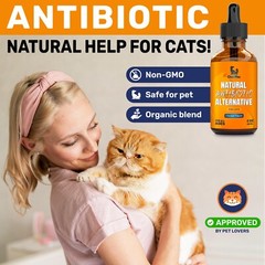 Natural Infection & Allergy Relief for Cats | Joint Support | Antibiotic drops