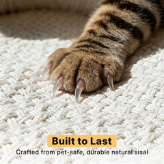 Couch Protector from Cat Claws, Couch End Table with Cat Scratch Panel and Scrat
