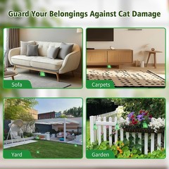 24 Pack Cat Deterrent Outdoor Indoor, Keep Cats Away Yard Garden Furniture, S…