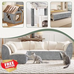 SEPAZON cat scratch protector light grey 39.3×15.8in