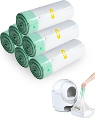 Cost-Effective 120 Count Heavy Duty Cat Litter Liners – Easy Tear Design