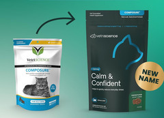 VetriScience Composure Cat Behavioral Calming Bite Sized Chews Chicken 30 ct