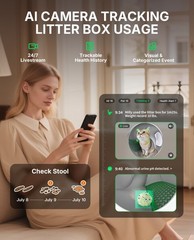 PETKIT MAX PRO Self Cleaning Cat Litter Box Automatic Cat Litter Box,App Control