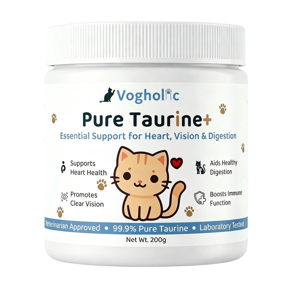 Taurine For Cats – Taurine Powder Supplement For All Ages Including Kittens 200g