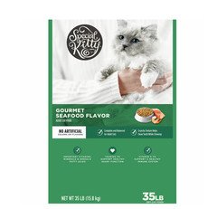 Special Kitty Gourmet Formula Seafood Blend Flavor Dry Cat Food, 35 lb Bag