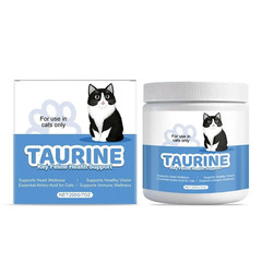 Premium Cat Taurine Powder Supplement – Essential Eye & Heart Health Support for