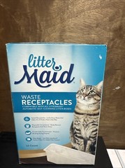 Litter-Maid Waste Receptacles LMR200 Auto Self Cleaning Litter Box 12 Count NEW-
